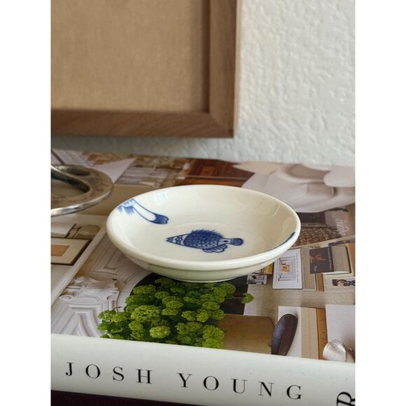 Blue and White Coastal Dish - Picture 3 of 4